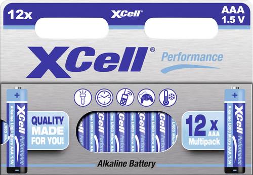 XCell Micro (AAA)-Batterie Alkali-Mangan 1.5V 12St.