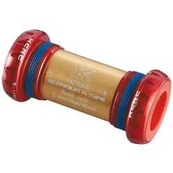 KCNC Innenlager BSA Road für Hollowtech 2 | 24 mm Welle rot