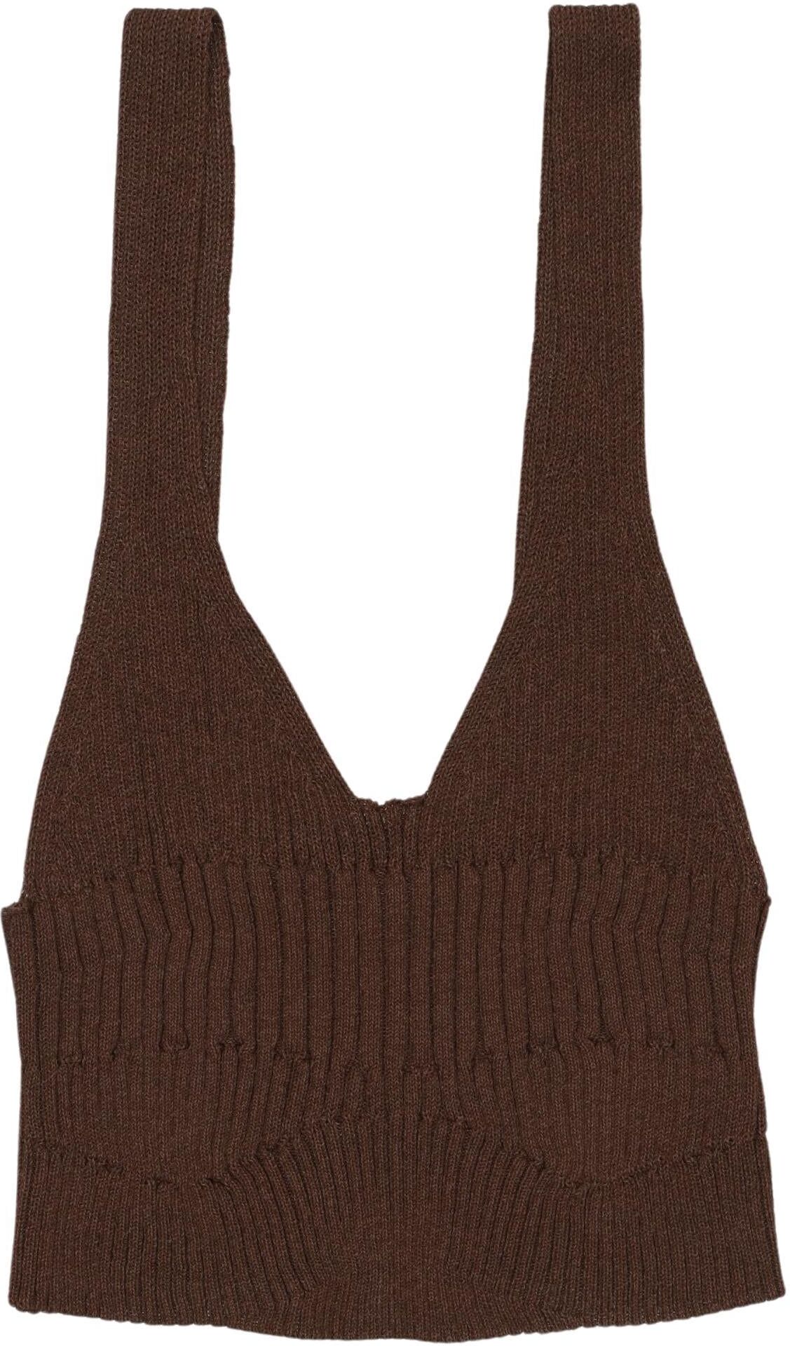 Aeron Damen Top, Braun, Gr. S, Viskose / Synthetik - Second Hand