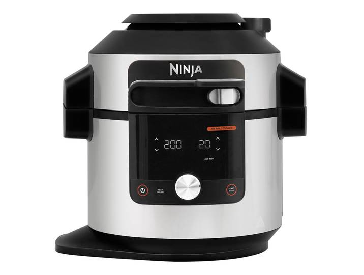 NINJA Multikocher Foodi MAX 14-in-1 SmartLid Multikocher OL750EU , grau, B:25cm H:36cm T:26cm, Küchenmaschinen, Multikocher