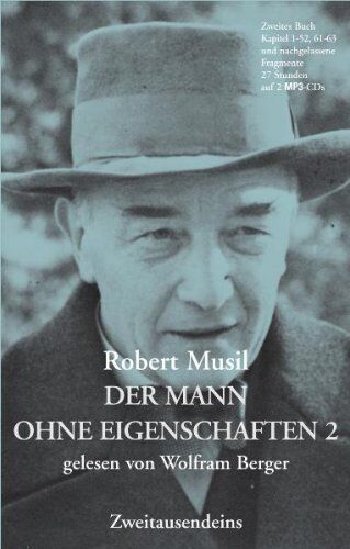 Robert Musil - Der Mann ohne Eigenschaften 2 - Preis vom 09.10.2026 07:28:09 h