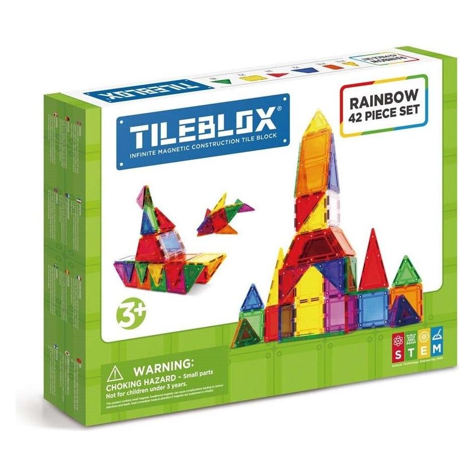 Maki Tileblox - Rainbow 42 pcs set (912-1030004) (912-1030004)