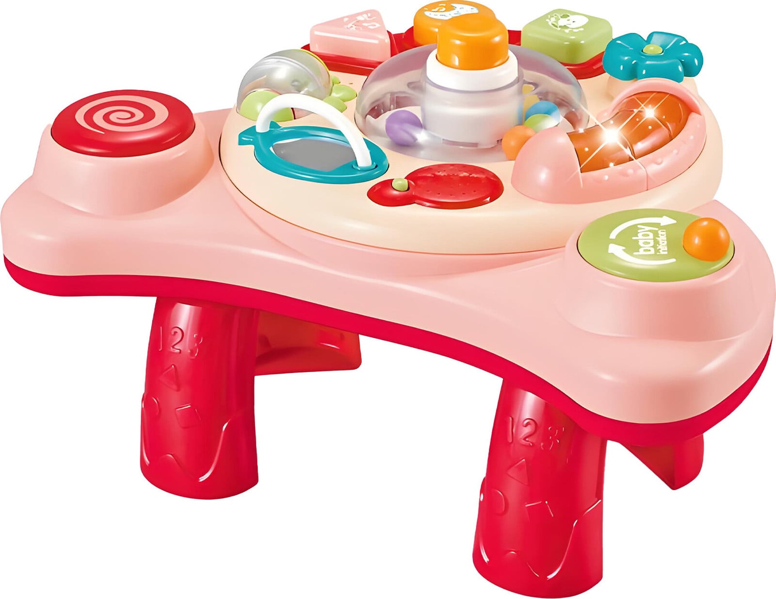 Aga4Kids Interactieve kinderactiviteitentafel, roze