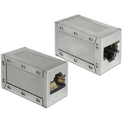 Delock RJ45 Netzwerk Adapter CAT 6 [1x RJ45-Buchse - 1x RJ45-Buchse] 0 mm Silber 86140