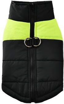 Youfap Market Warm Winter Dog Jacket Waterproof & Windproof Coat For Small To Large Dogs With D Ring green l