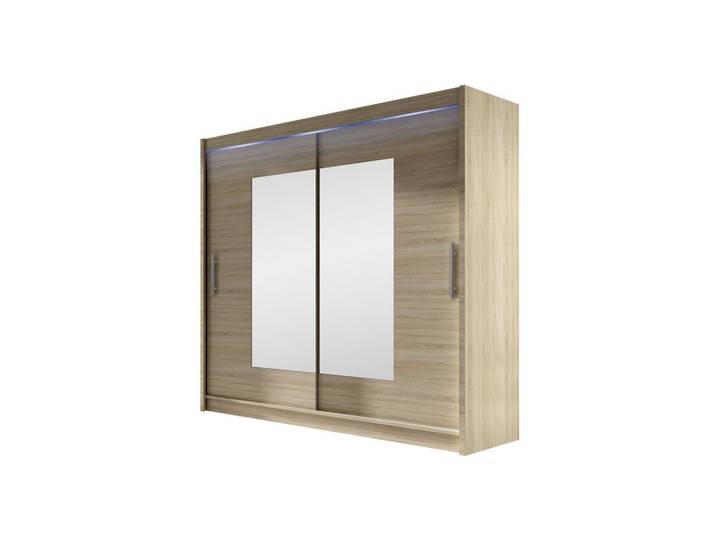 KLEIDERSCHRANK London VII, mit RGB LED Beleuchtung