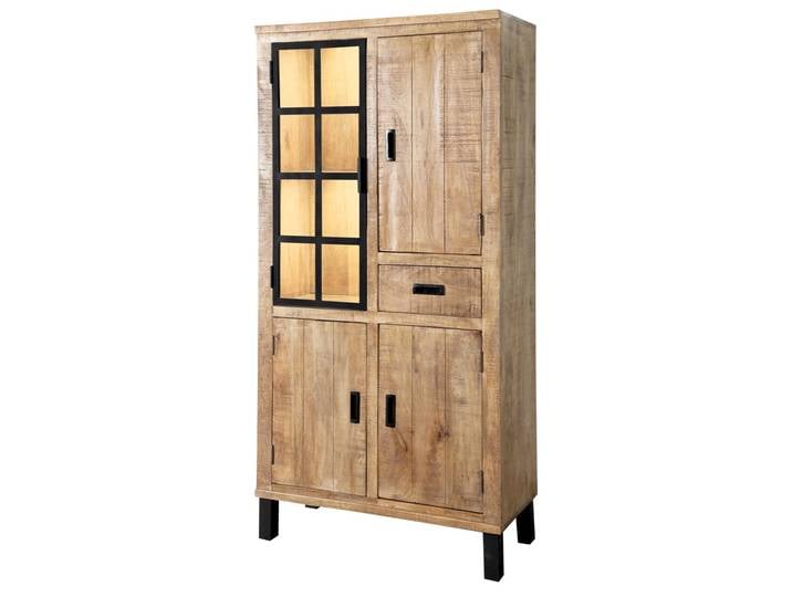 Landscape Vitrinenschrank KALI, mango, Holz