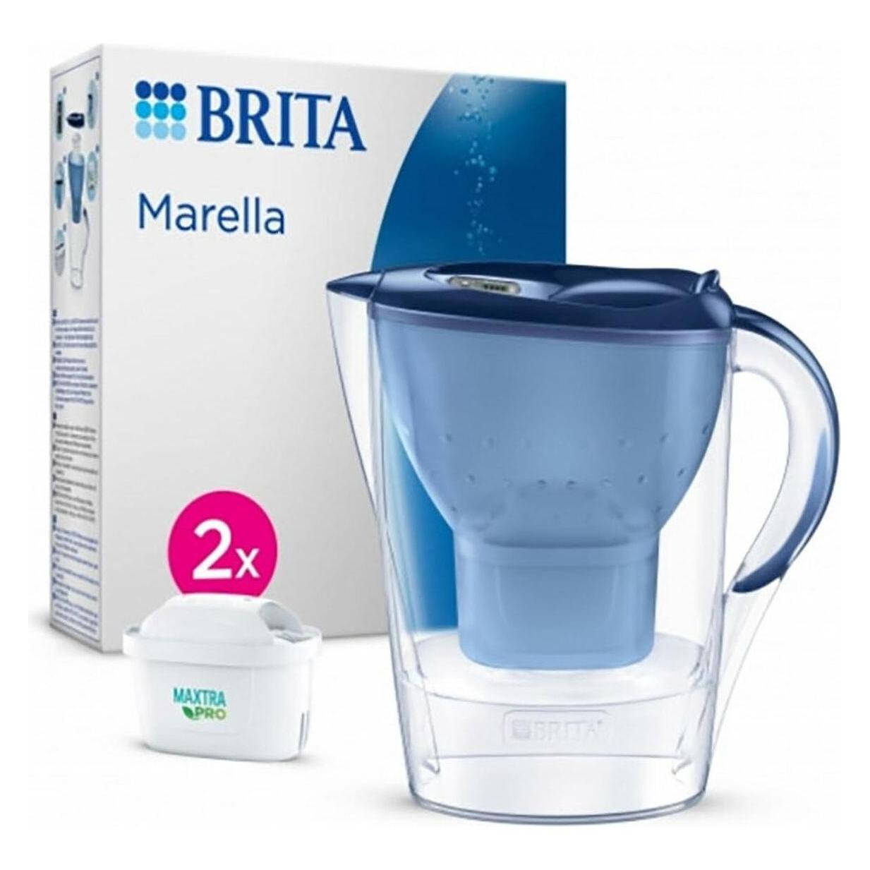 Brita Marella Blue Jug 2 Filters 2,4l Maxtra Pro (2.40 l) (4006387124335)