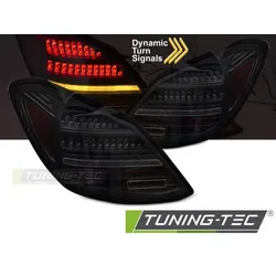 VOLL LED Rückleuchten Set passend für Mercedes Benz C-Klasse W205 14-21 schwarz/rauch mit dynamischen Blinker