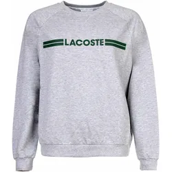 LACOSTE Damen Sweatshirt - Loungewear, Heritage Logo, oversize, Baumwolle Grau / XL