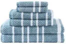 Nautica Cruise Along Cotton Blue 6 Piece Towel Set - 6 Piece