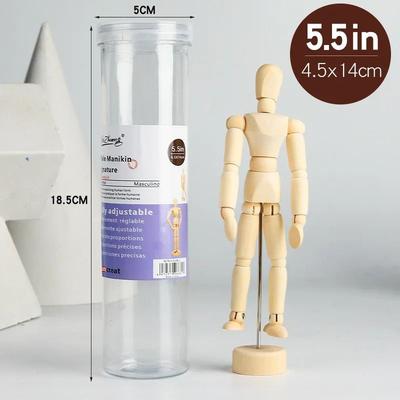 Uplifted Finds Artists Wooden Drawing Mannequin   Posable Human Figurine For Anatomy Study & Minimalist Home Decor 14 Cm