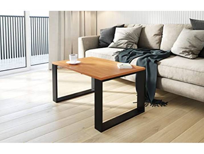 AKKE Couchtisch Wohnzimmertisch Beistelltisch Tisch Für Wohnzimmer Erle 70 x 60 x 55