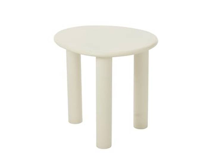 J-Line Bali bijzettafel MDF/PVC WIT KLEIN