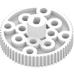 Makeblock Zahnriemenscheibe Kunststoff mit Bund, 62 Zähne, MXL, M4-Bohrungen, für TT-Motor, 4er-Pack