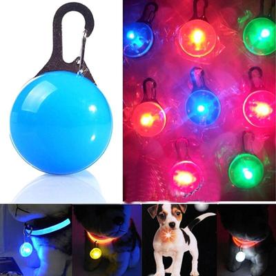 Inspired Deals LED Pet Collar Pendant For Dogs & Cats Night Safety Light blue