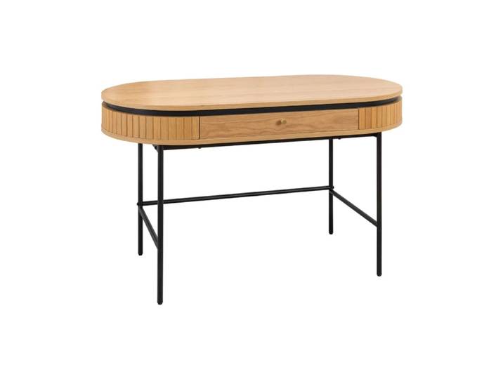 Bureau 1 tiroir en bois massif 120cm