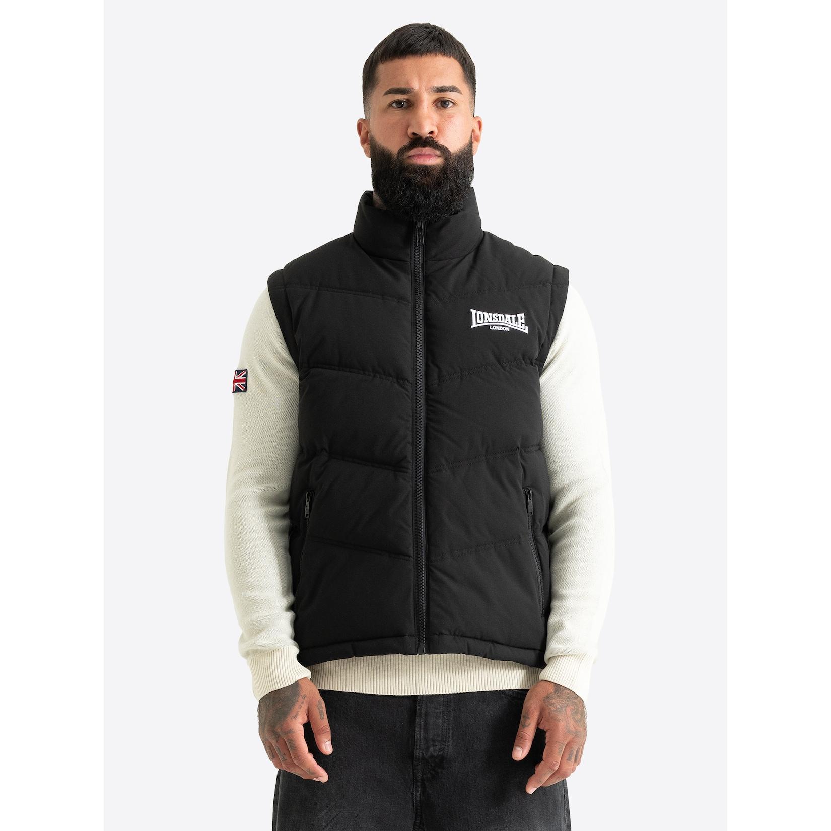 Lonsdale Herren Weste normale Passform DEPTFORD