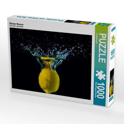 CALVENDO Puzzle Zitrone Wasser 1000 Teile Puzzle quer | 1000 Teile Lege-Größe 64 × 48 cm Foto-Puzzle für glückliche Stunden