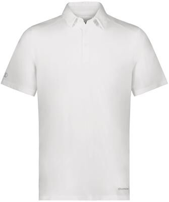 Holloway 222572 Electrify Polo Powered by Coolcore Shirt in White size XL   Polyester Blend