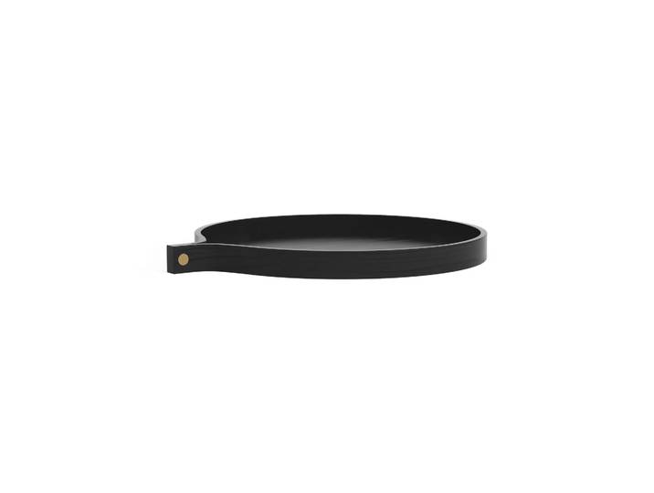 Swedese Plateau Comma Ø40 cm Frêne noirci