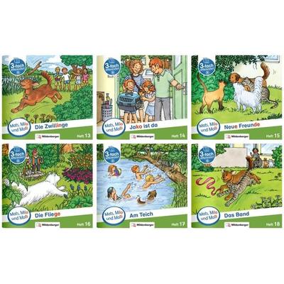 Paket – Mats, Mila und Molli – Heft 13–18, Schwierigkeitsstufe B, Set von Axel Wolber,Gabriele Heinisch, Mildenberger Verlag GmbH, 978-3-619-01820-8