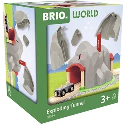 Ravensburger BRIO World - 36044 Tunnel mit Sprengfunktion Zugset für Kinder ab 3 Jahren
