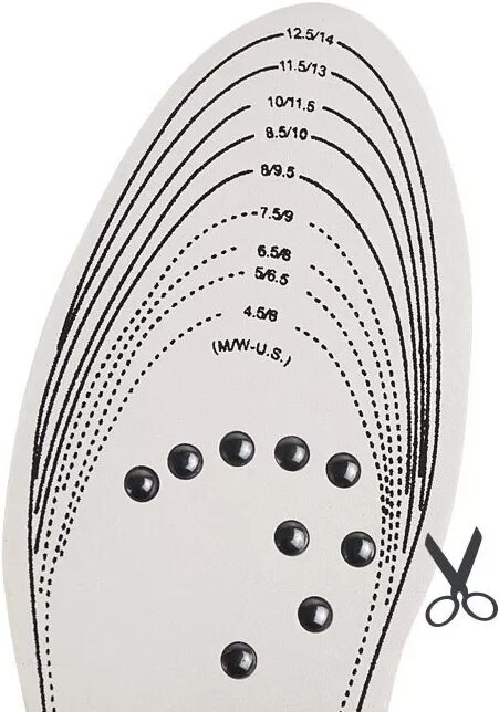 INF Magnetische Einlegesohlen mit Memory-Schaum - 1 Paar