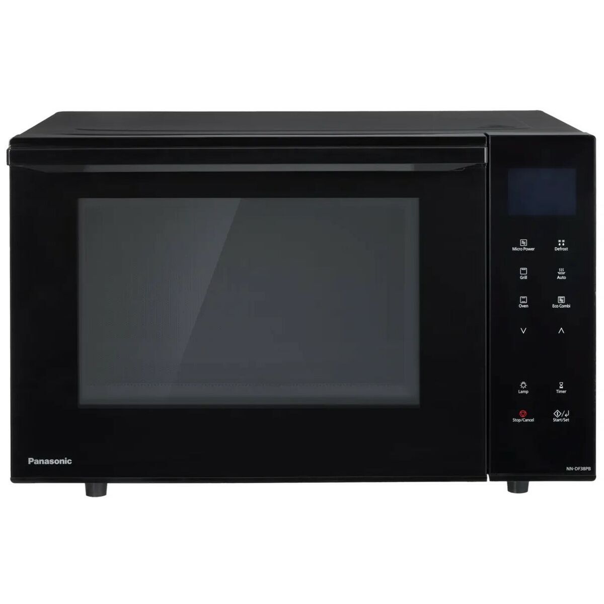 Panasonic NN-DF38PBEPG, Arbeitsplatte, Kombi-Mikrowelle, 23 l, 1000 W, Eingebautes Display, LCD