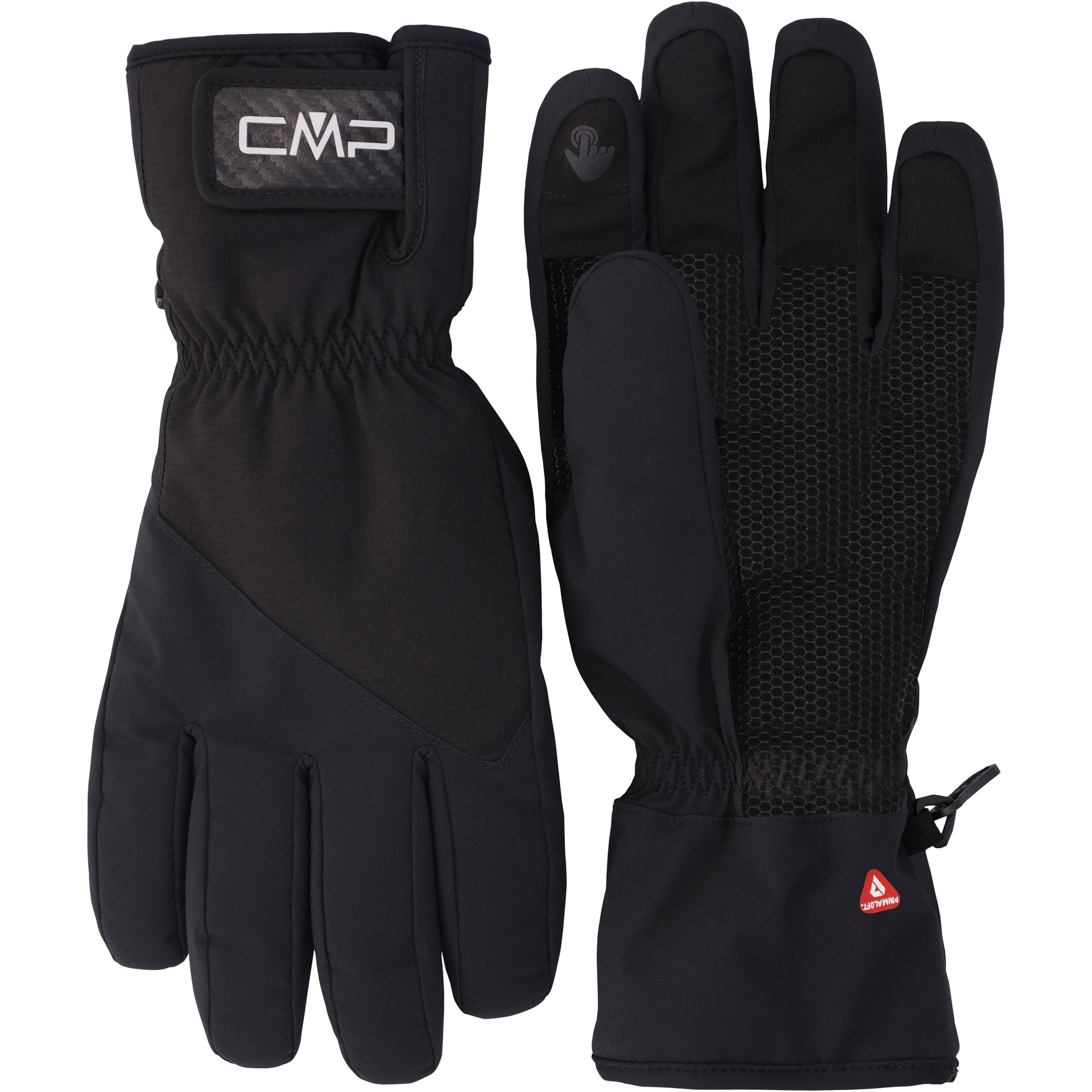CMP Ski Herren Fingerhandschuhe schwarz Größe XS Skifahren Primaloft