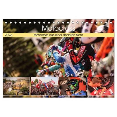 Motocross aus einer anderen Sicht (Tischkalender 2026 DIN A5 quer), CALVENDO Monatskalender
