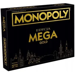Winning Moves Monopoly Mega Gold Spiel 02108 GEWINNZÜGE (Polnisch, 2 - 8 Spieler)