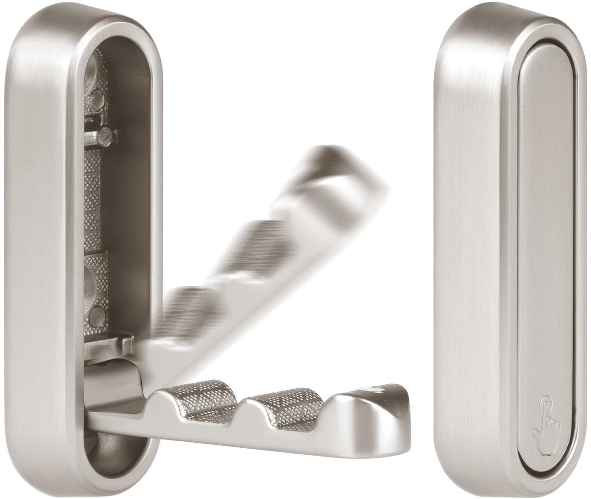 Ynkkvre Opvouwbare Haak van Aluminiumlegering in Verborgen Design voor Badkamer, Keuken en Slaapkamer