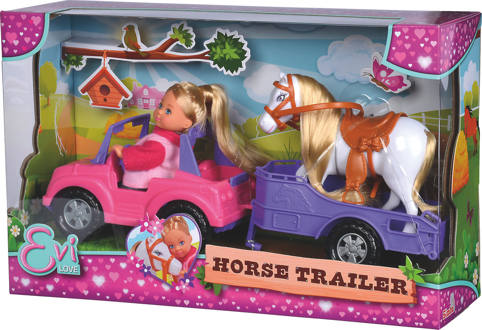 Simba Toys EL Evi Paardenwagen met offroad-eigenschappen