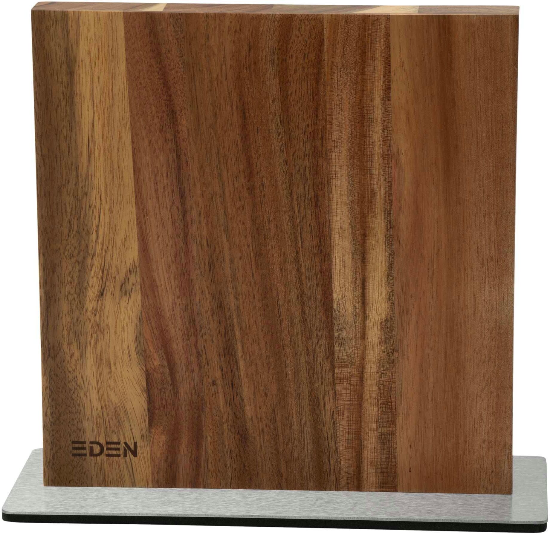 Eden keukenmessen Eden Magnetic Knife Block EQB101 acaciahout
