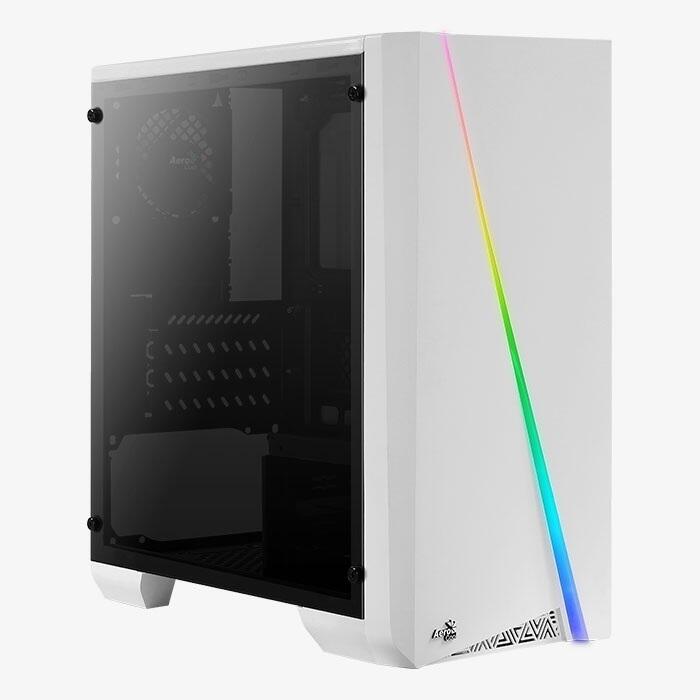 AeroCool PC Gehäuse Cylon Mini Mini-Tower Weiß (Window-Kit) ACCS-PV12012.21