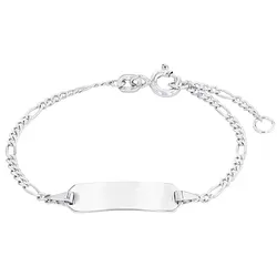 Tchibo - Kinderarmband mit Gravurplatte - silber