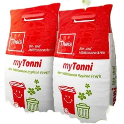 Theis myTonni Bio- & Mülltonnenstreu 2x 10 Liter | Mülltonnenpulver gegen Ungeziefer & Geruch