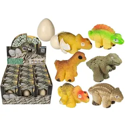 Magni Dino Schlüpf-Ei, 6 cm, mit wachsendem Dino im Inneren