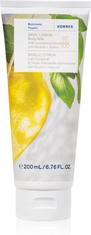 Korres Basil Lemon erfrischende Bodymilch 200 ml