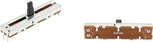 TRU Components F3031N Schiebe-Potentiometer 10kΩ Mono 0.1W linear