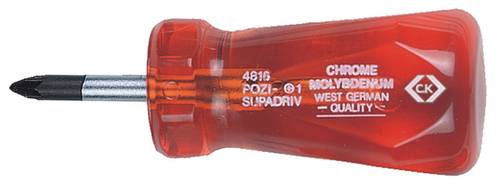 C.K T4816 2 Werkstatt Kreuzschlitz-Schraubendreher PZ 2 Klingenlänge: 25mm DIN ISO 8764
