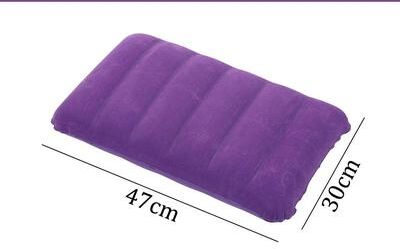 Useful Little Things Portable Inflatable Travel Pillow Neck Support purple