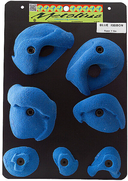 METOLIUS Klettergriffe Blue Ribbon Super 7 blau B