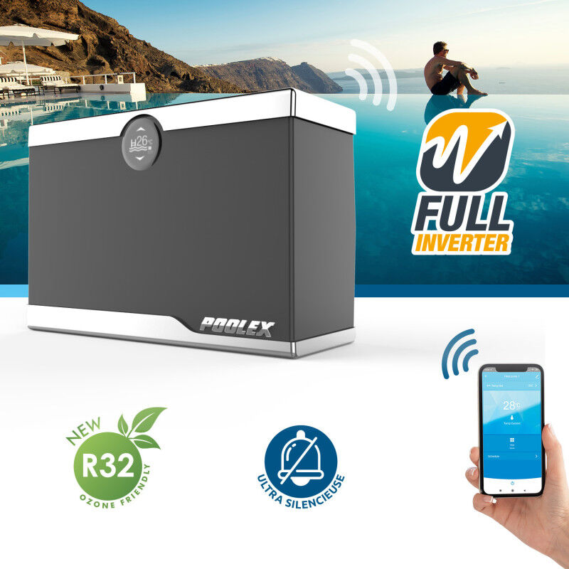 Pompe à chaleur piscine Poolex Silent Max Full Inverter