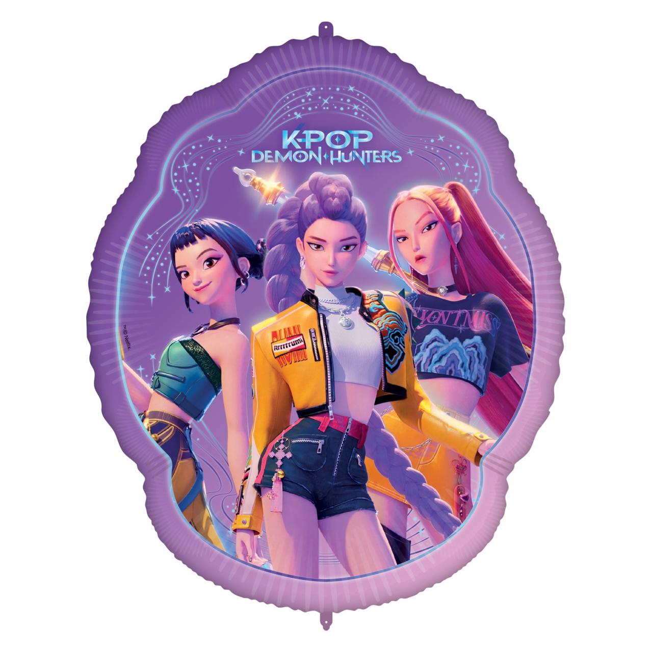 Decorata Party Folienballon Supershape K-Pop Demon Hunters 60x73cm (1x) (5201184988114)