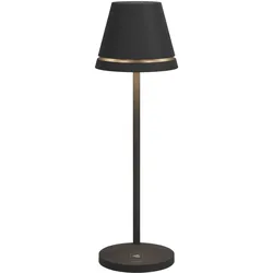 VENEZIA  minimalistische Akku-Tischleuchte - LED Grau