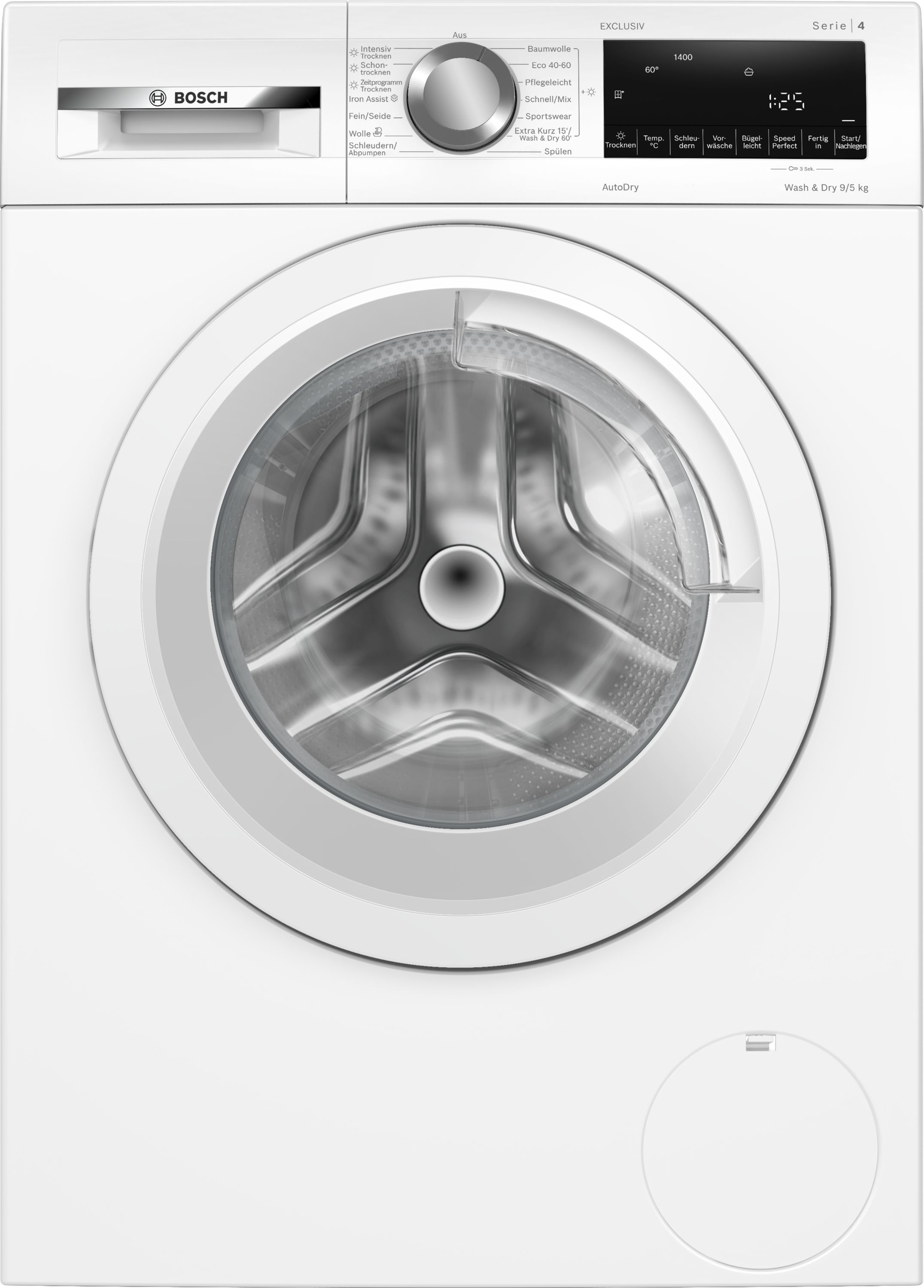 Bosch Serie 4 WNA13491 9 kg 5 kg Waschtrockner 1400 U/min