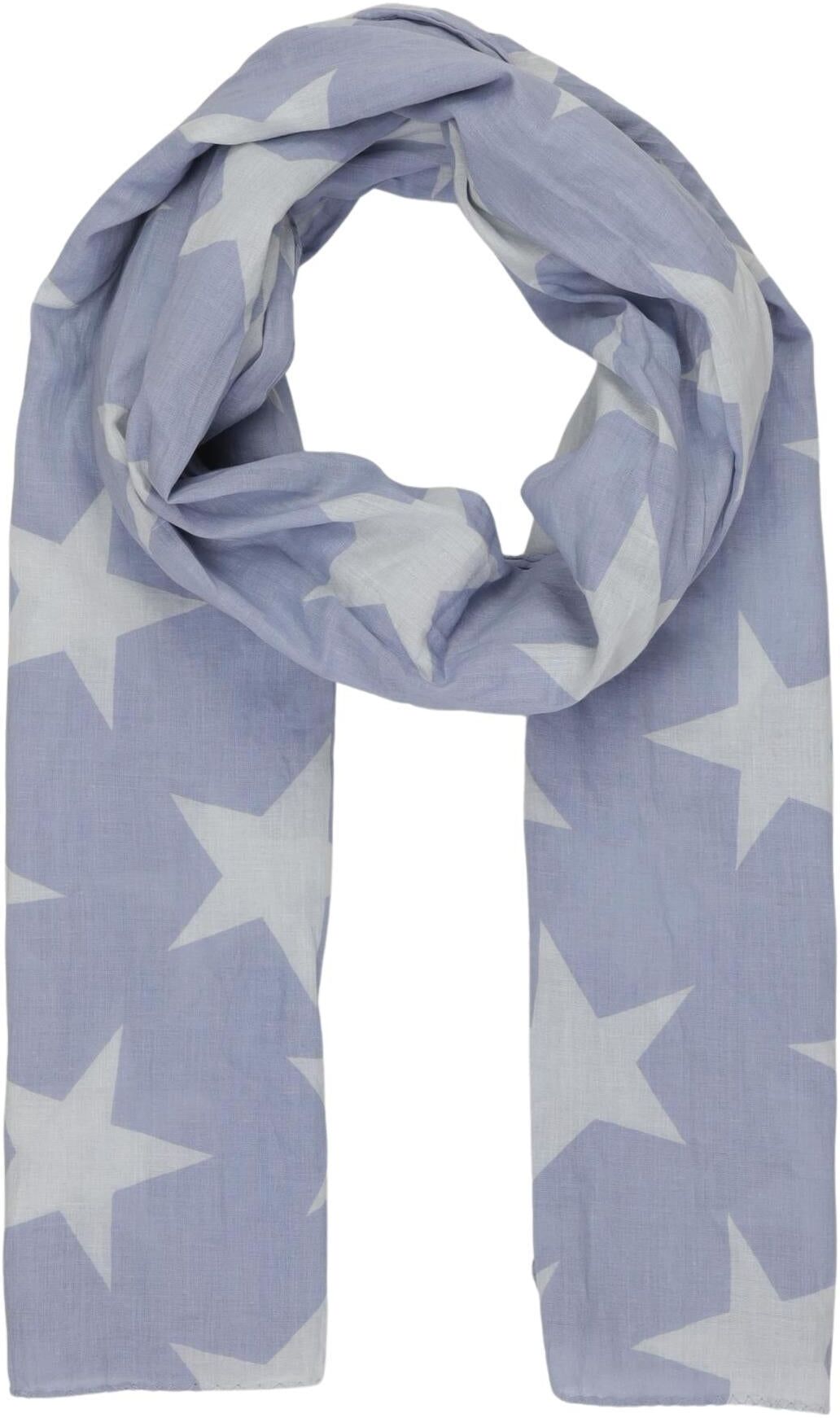 Becksondergaard Damen Schal oder Tuch, Hellblau, Baumwolle - Second Hand