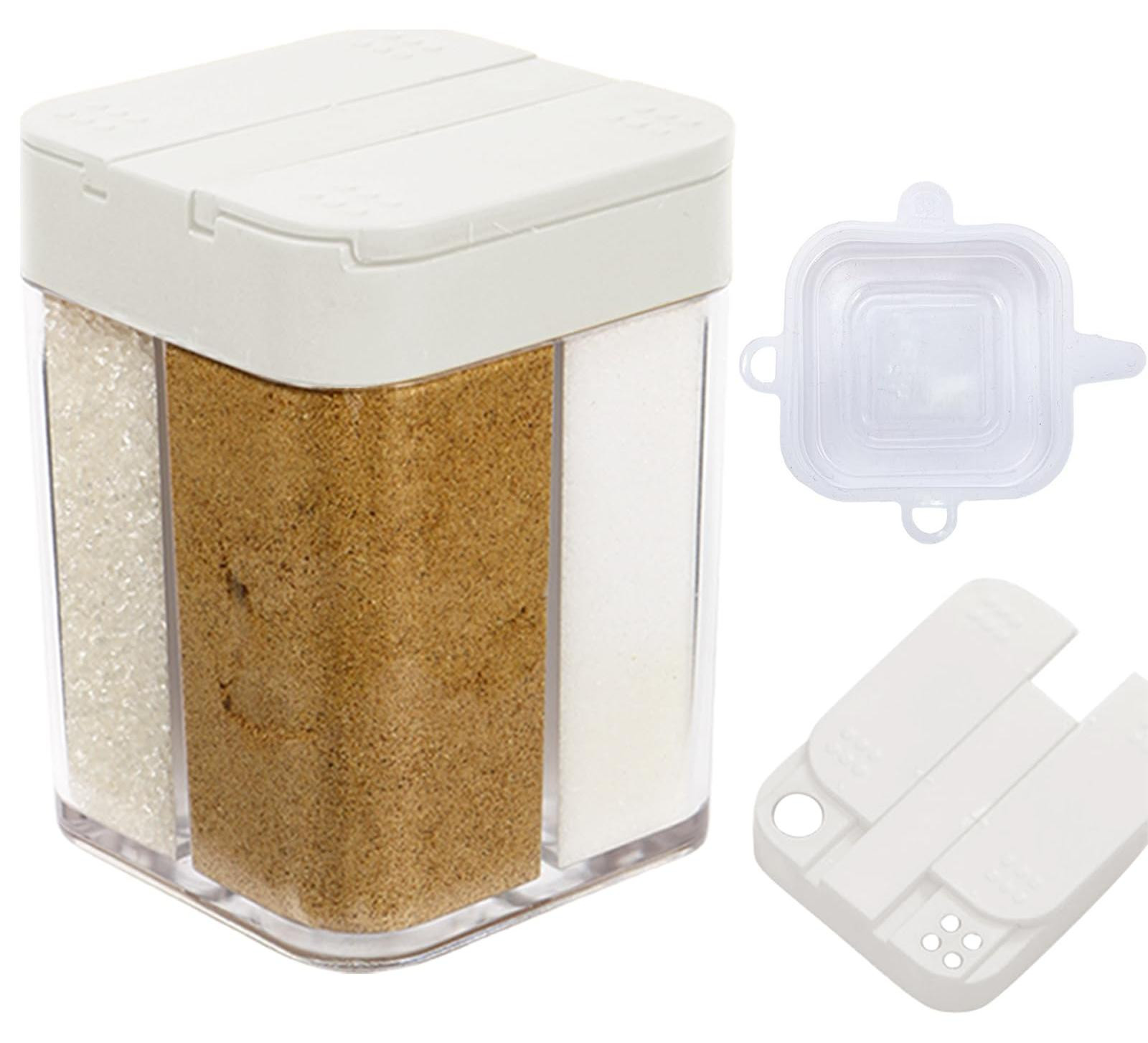 Solidchoice Kruidenhouder Camping 4-in-1 Set voor keuken, reizen en outdoor gebruik